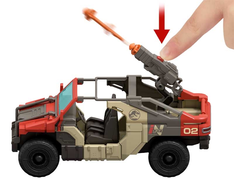 JURASSIC WORLD SAGA FEATURE VEHICLE SET