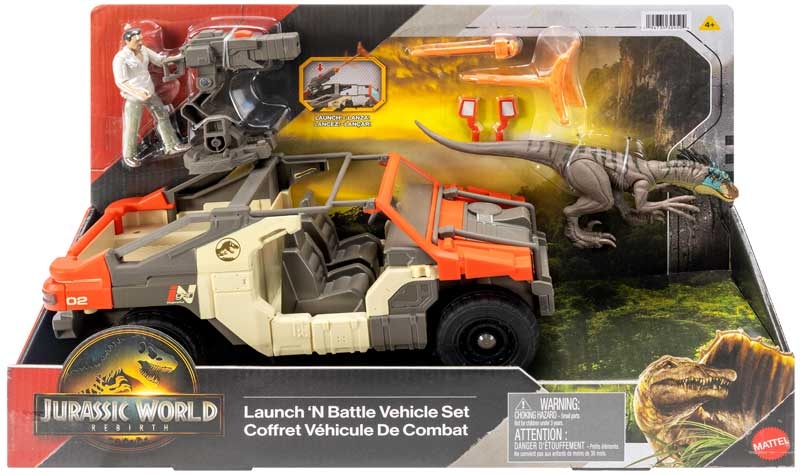 JURASSIC WORLD SAGA FEATURE VEHICLE SET