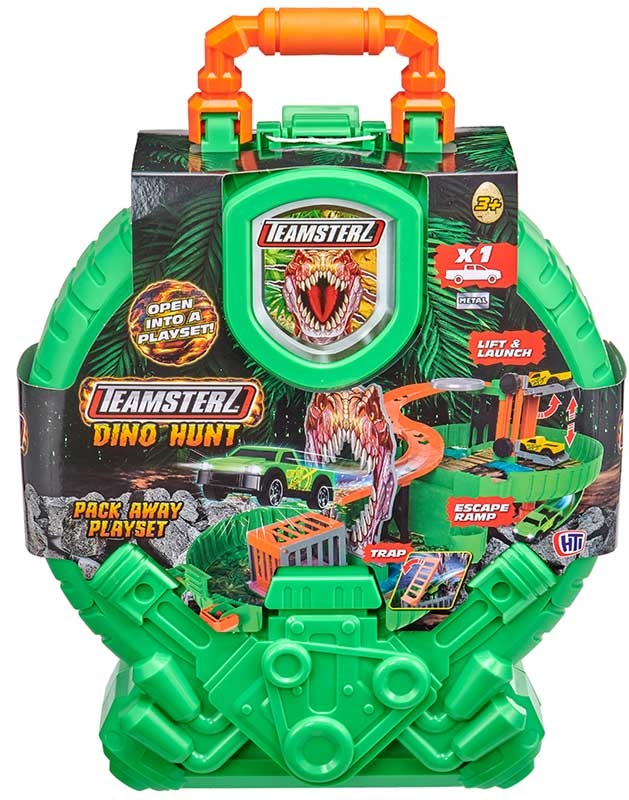 Teamsterz Dino Hunt Packaway Wheel Playset
