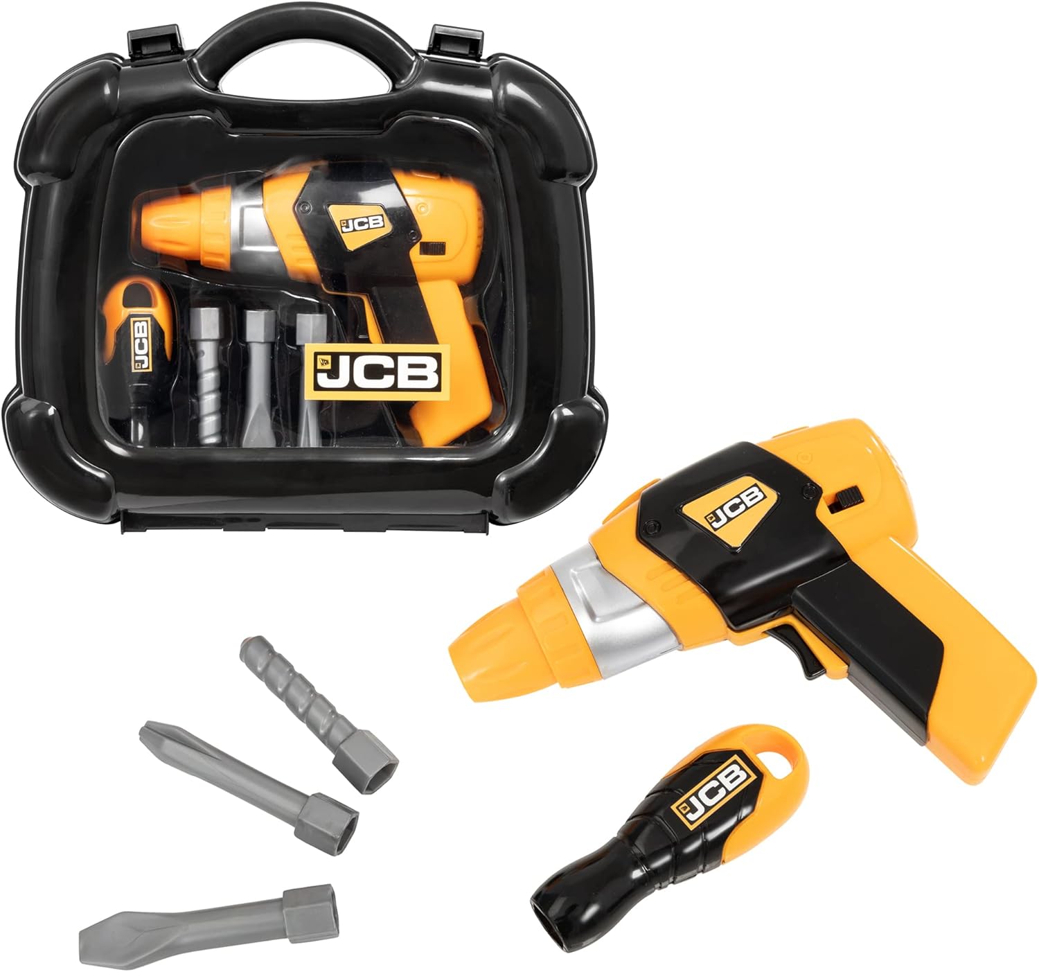 JCB Drill Tool Carry Case & Tools Play Set