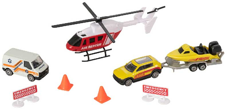 Teamsterz Street Machines Air Sea Rescue Team playset