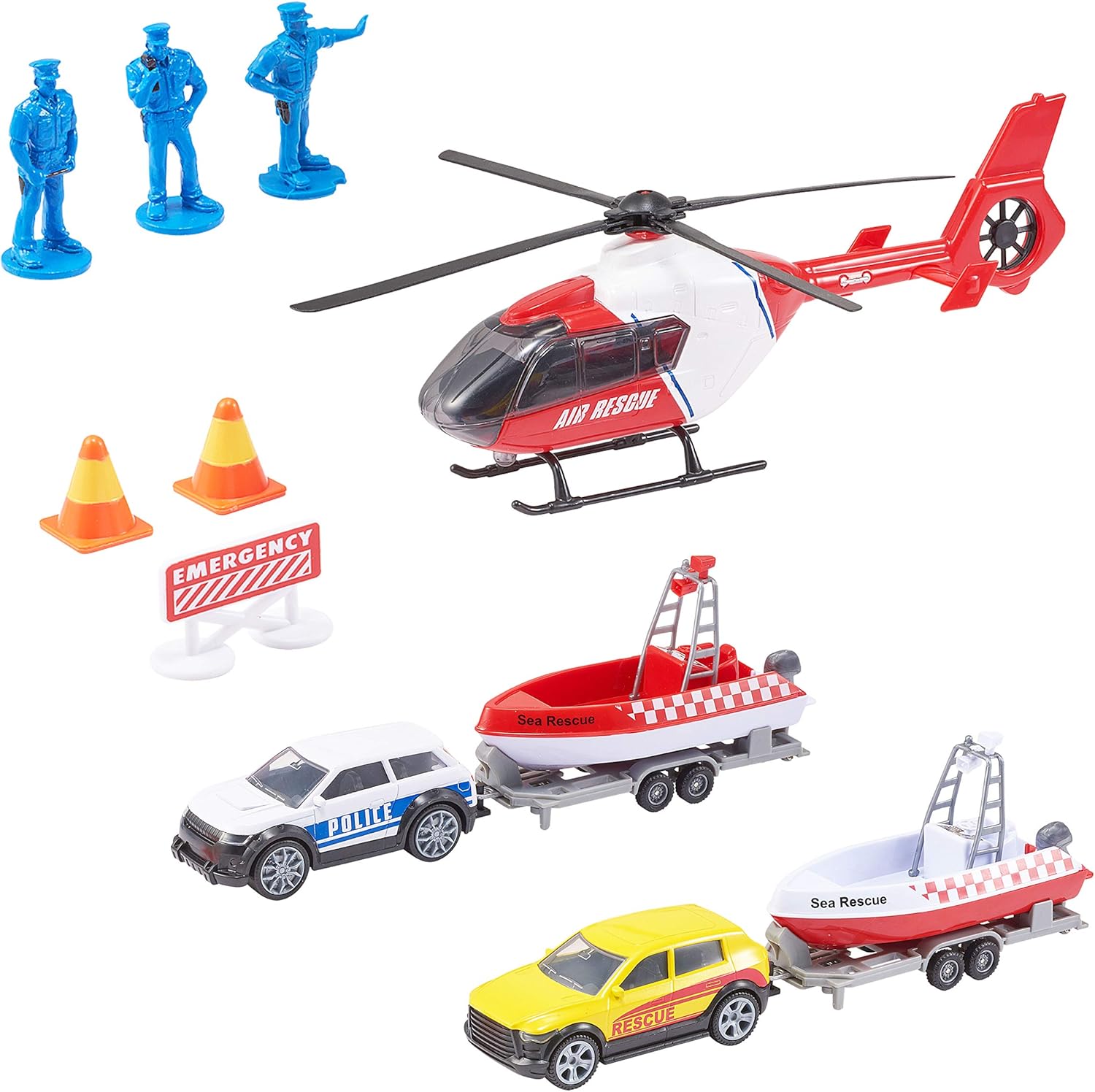 Teamsterz Street Machines Air Sea Rescue Team playset