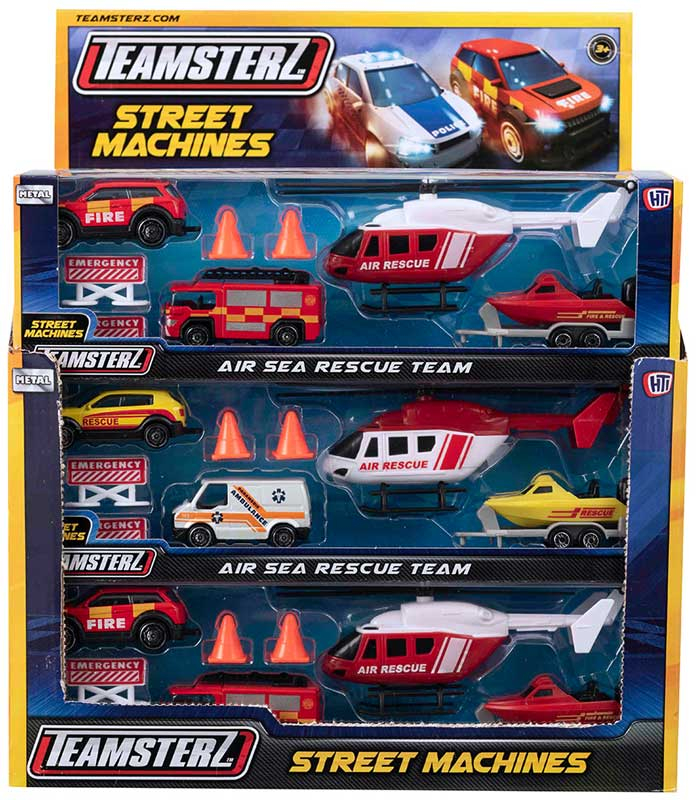 Teamsterz Street Machines Air Sea Rescue Team playset