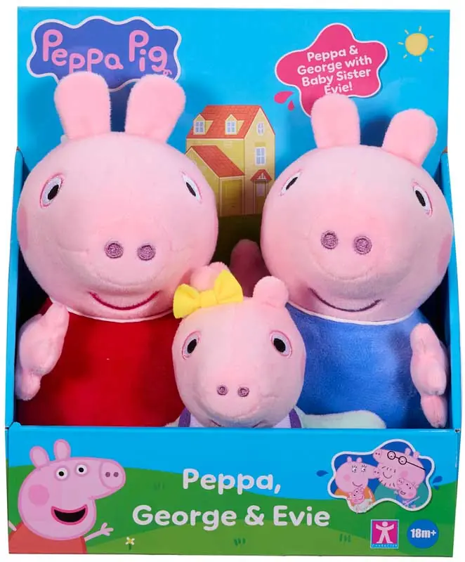 PEPPA - GEORGE - EVIE 3 - PACK