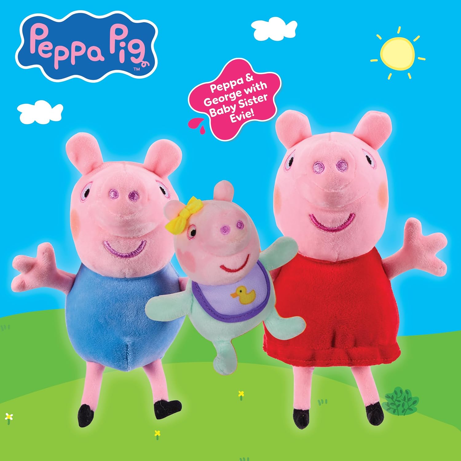 PEPPA - GEORGE - EVIE 3 - PACK