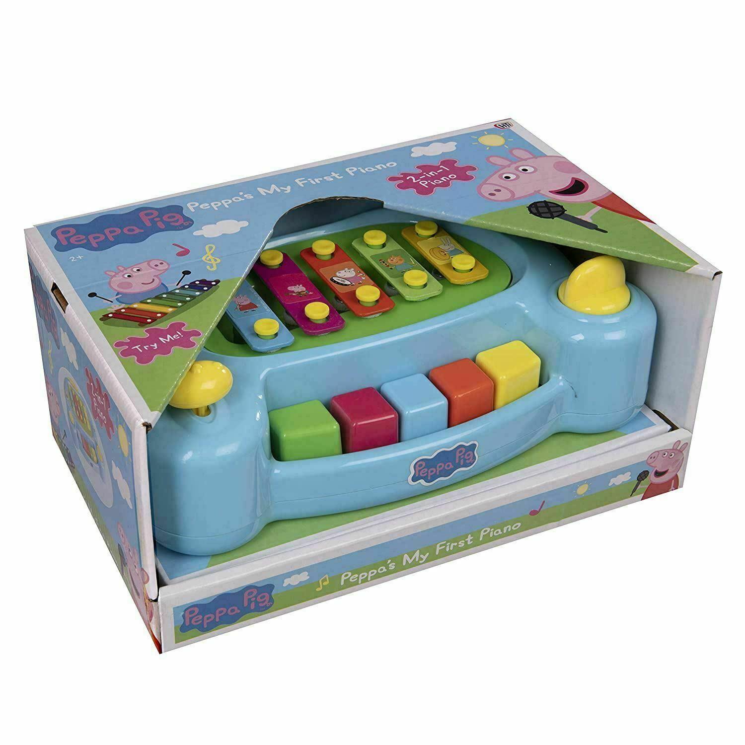Peppa Pig Toy My First Piano 2 In 1 Piano Musical Fun Child Instrument