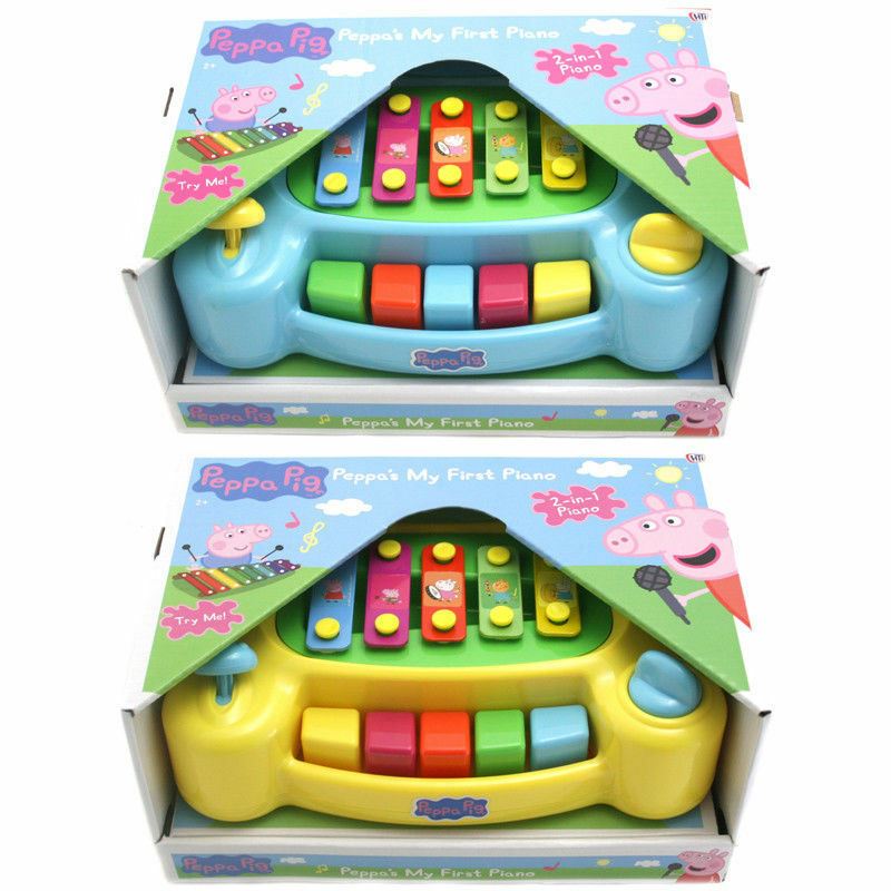 Peppa Pig Toy My First Piano 2 In 1 Piano Musical Fun Child Instrument