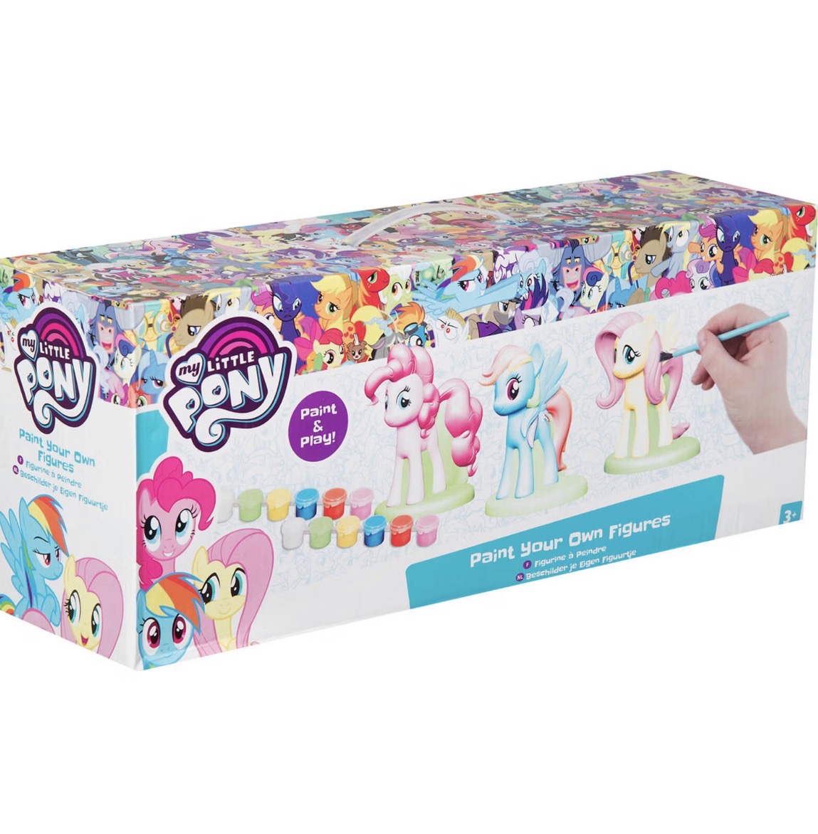 My Little Pony 3 Pack Paint Your Own(PYO)  Figure