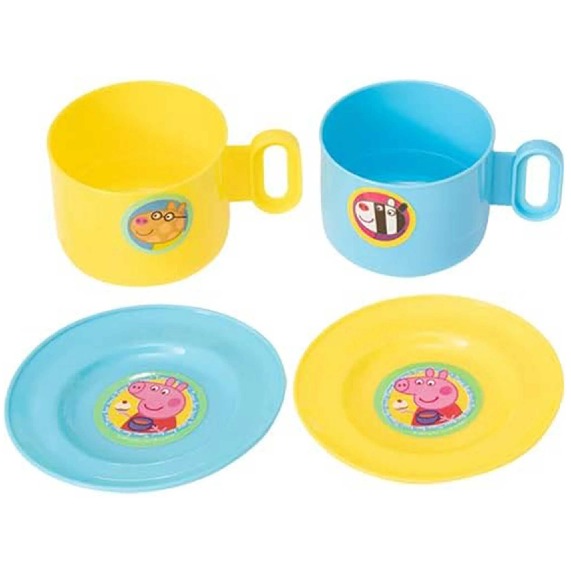 Peppa Pig Tea Party Set Roleplay | Includes Teapot, Kettle, Sugar Bowl, Cup & Saucers and Cutlery For Ages 3+