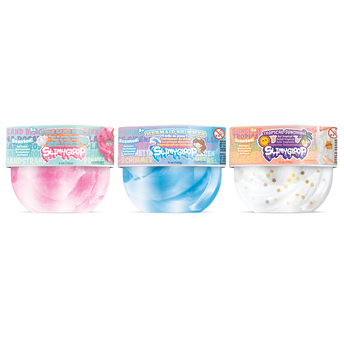 Slimy Gloop Scented Slime POD Jar Assorted – Sensory Slime with Surprise Charm