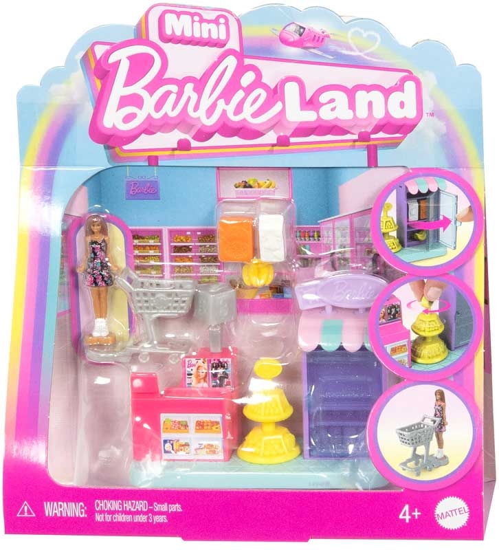 MINI BARBIELAND PLAYSET ASSORTED - £10 & BELOW PRODUCT