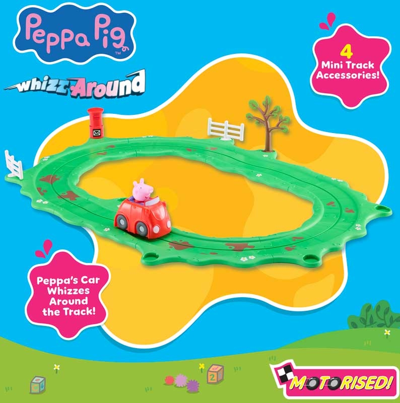 PEPPA PIG WHIZZ AROUND PEPPAS LITTLE RED CAR SET