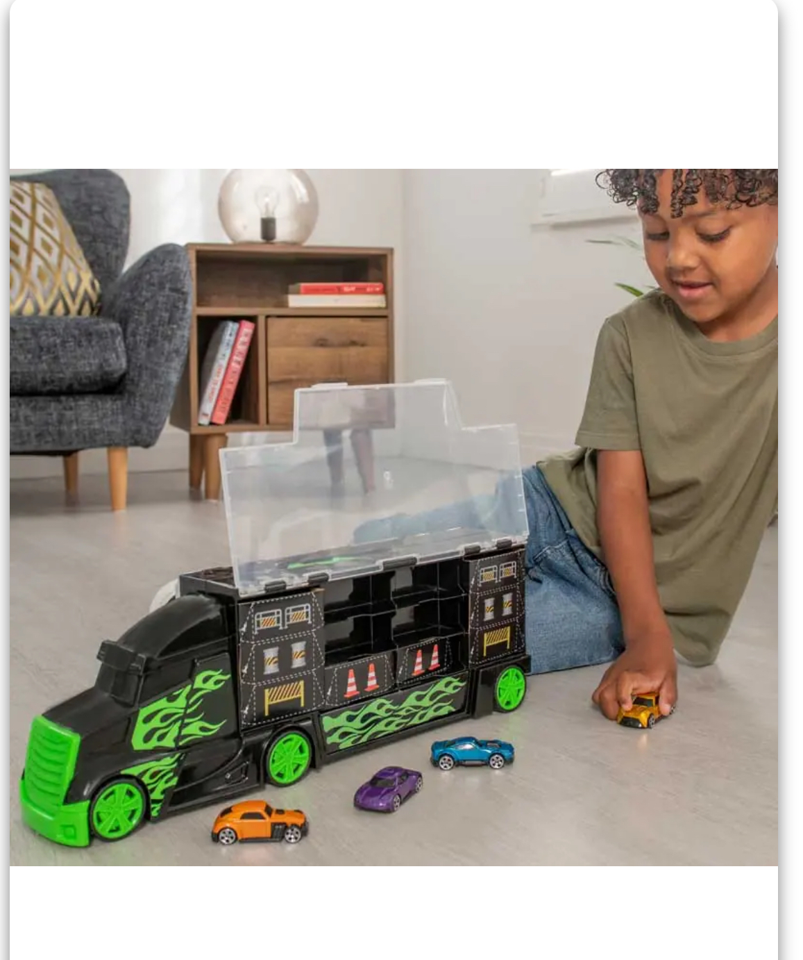 Teamsterz Metro City Medium Auto Transporter - W-4 Cars