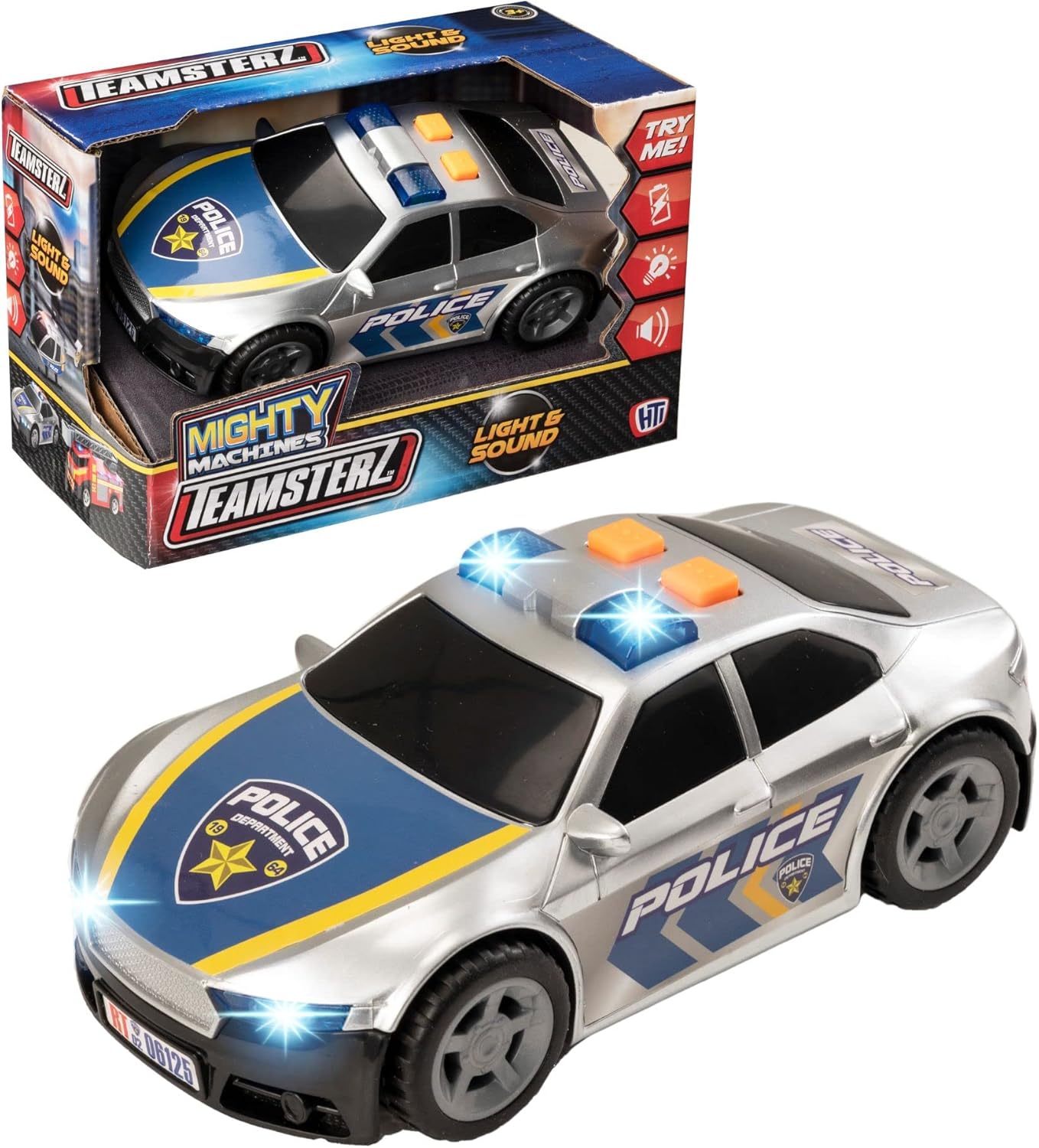 TEAMSTERZ LIGHT AND SOUND POLICE CAR