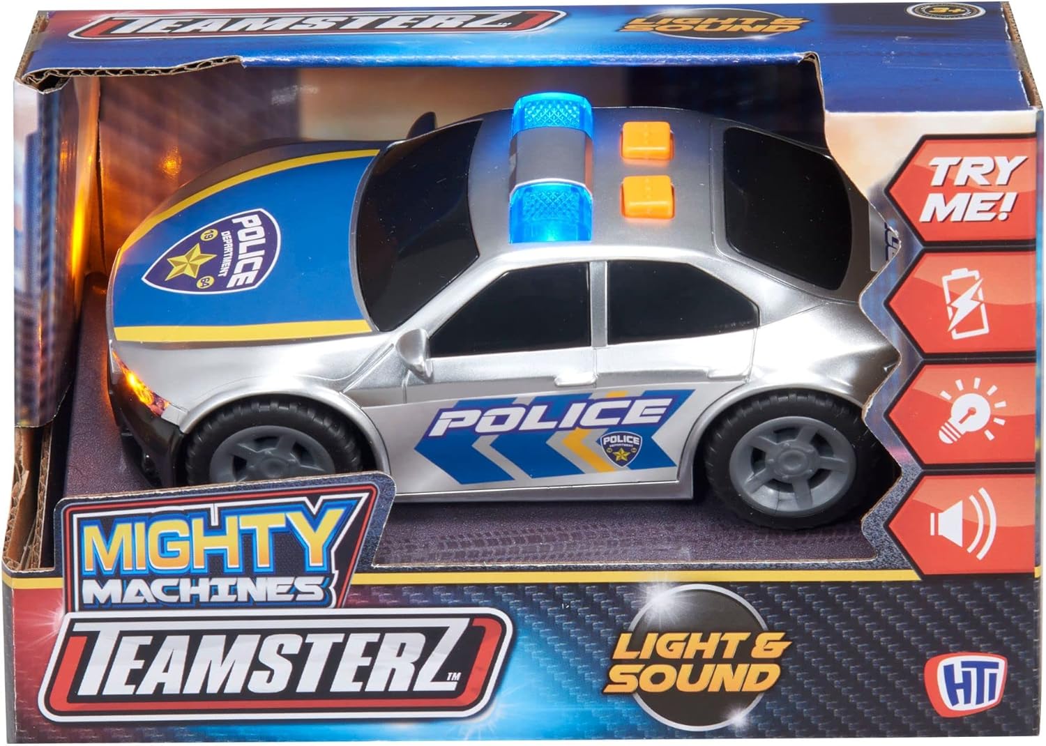 TEAMSTERZ LIGHT AND SOUND POLICE CAR