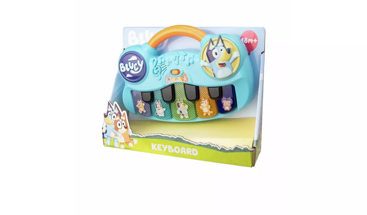 Bluey Kids Toy Keyboard Musical Piano Light Up Keys Baby Learning Music Play