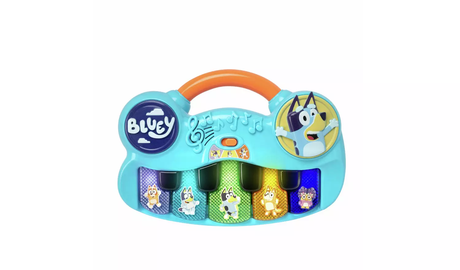 Bluey Kids Toy Keyboard Musical Piano Light Up Keys Baby Learning Music Play