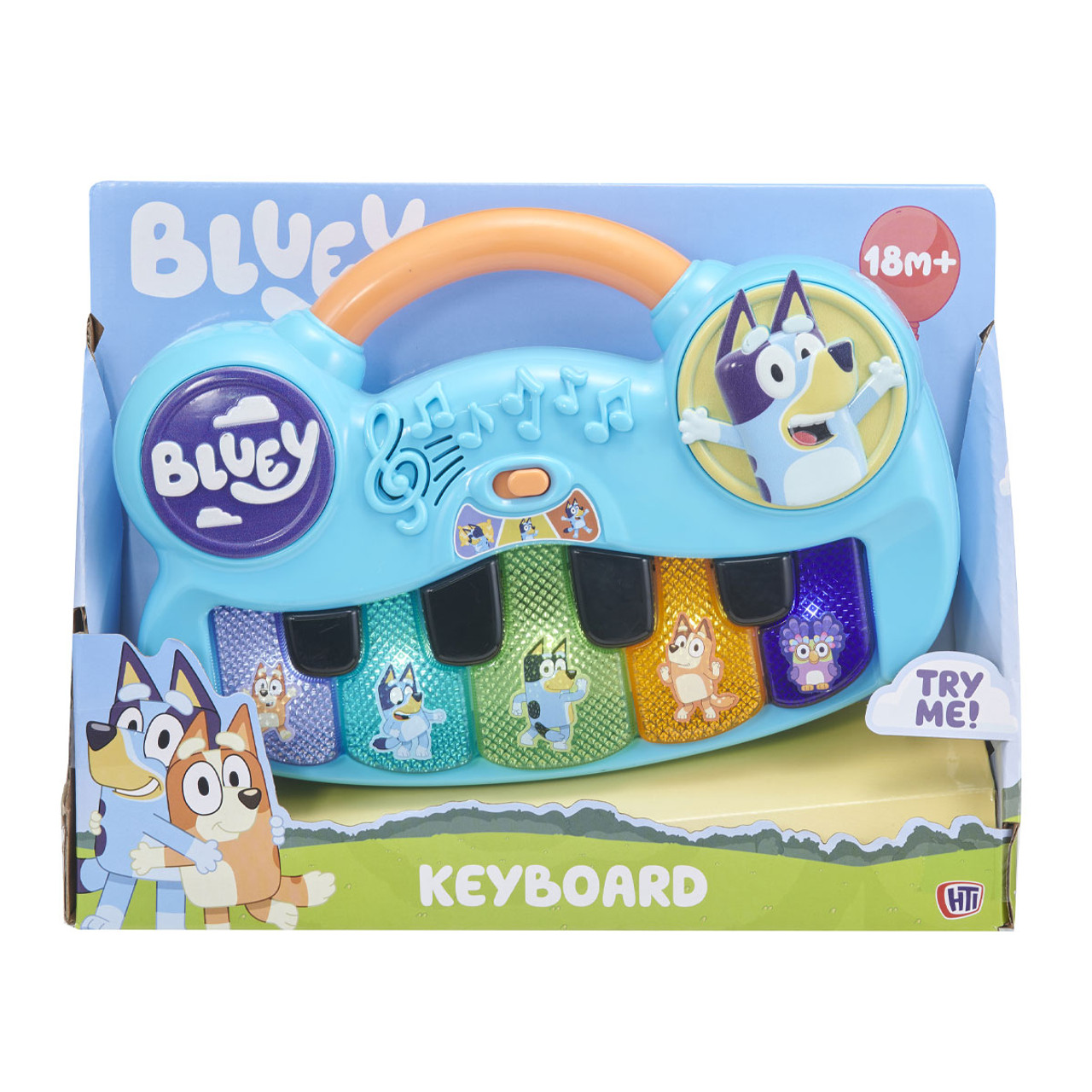 Bluey Kids Toy Keyboard Musical Piano Light Up Keys Baby Learning Music Play