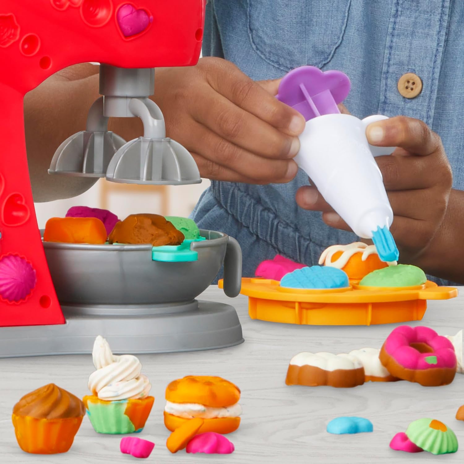 Play-Doh Kitchen Creations Magical Mixer Playset, Crafts for Kids, Toy Mixer with Play Kitchen Accessories, Arts and Crafts for Toddlers