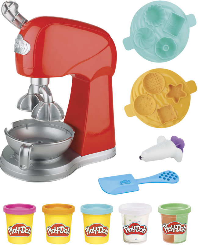 Play-Doh Kitchen Creations Magical Mixer Playset, Crafts for Kids, Toy Mixer with Play Kitchen Accessories, Arts and Crafts for Toddlers