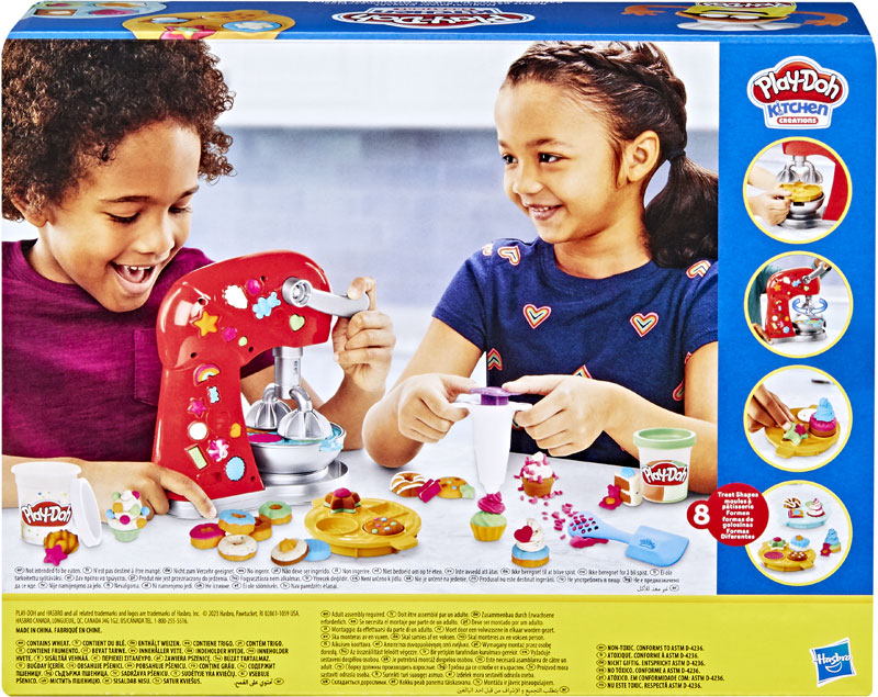 Play-Doh Kitchen Creations Magical Mixer Playset, Crafts for Kids, Toy Mixer with Play Kitchen Accessories, Arts and Crafts for Toddlers
