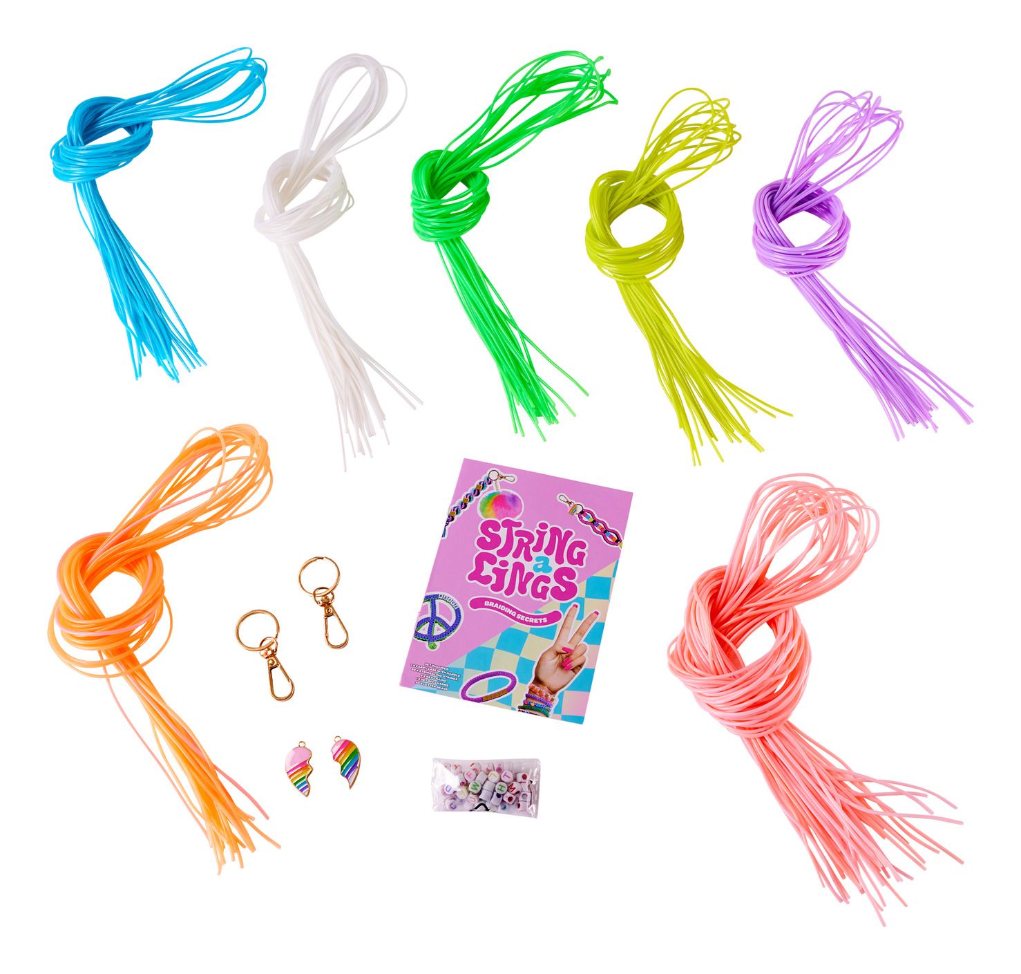Stringalings BFF Braiding Accessory Kit - Braid, Plait, Loop and Knot! Create your own fun creations with Stringalings!