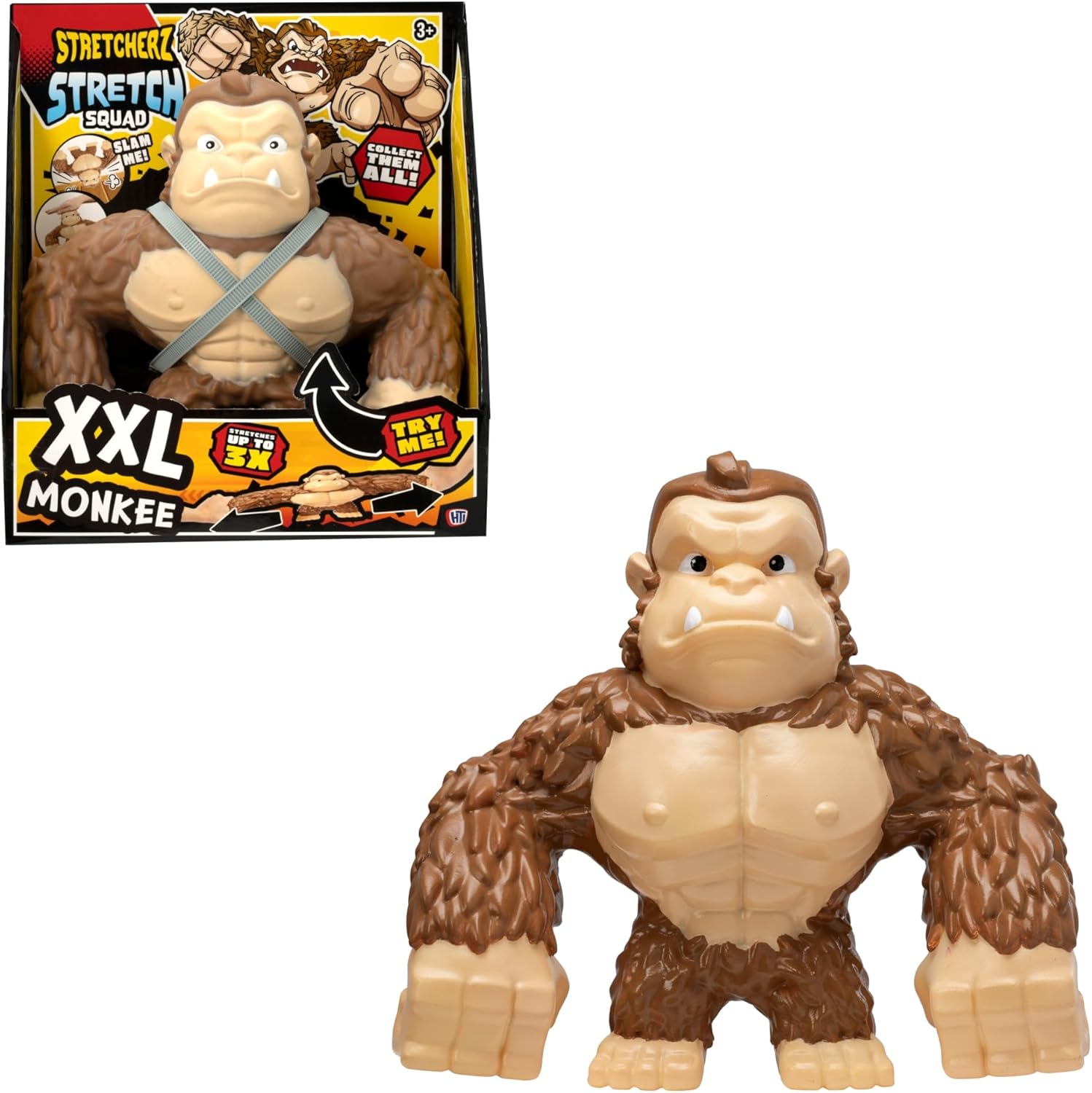 Stretcherz XXL Monkee | Super Stretchy Sensory Toy That Expands & Stretches Super Big | Jumbo Fidget Toy for Kids & Adults Stress Relief & Tactile Play