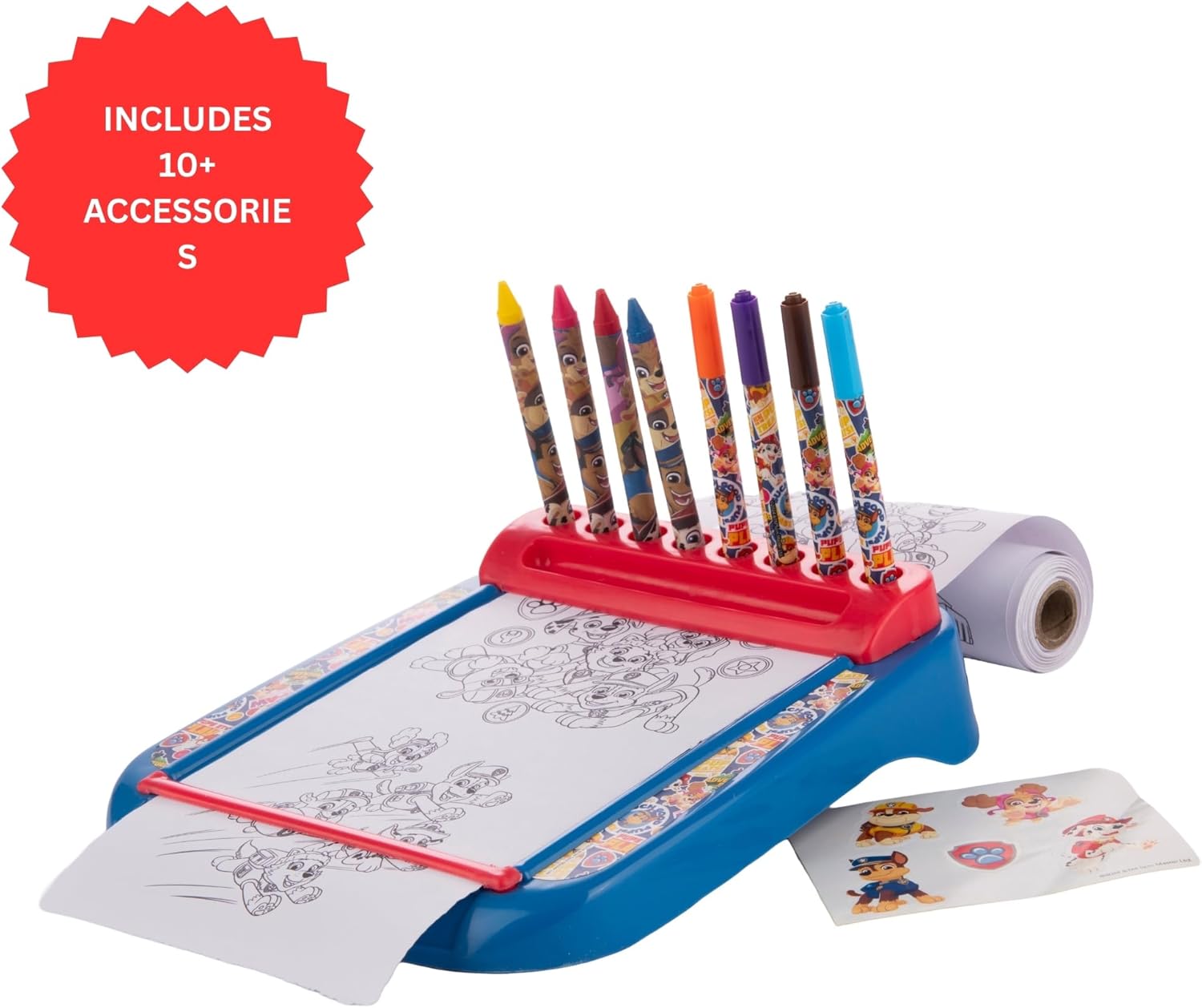 Paw Patrol Roll and Go Colouring Station