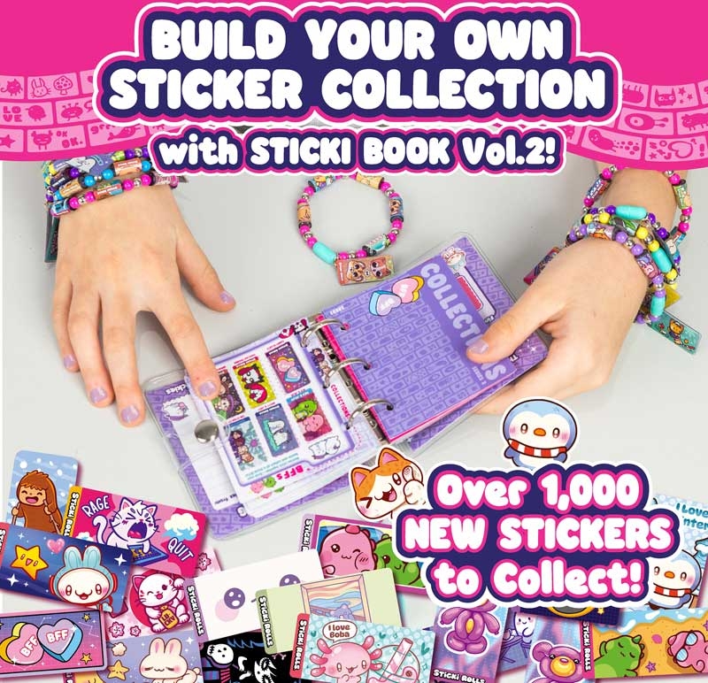 STICKI ROLLS STICKI BOOK PACK S2