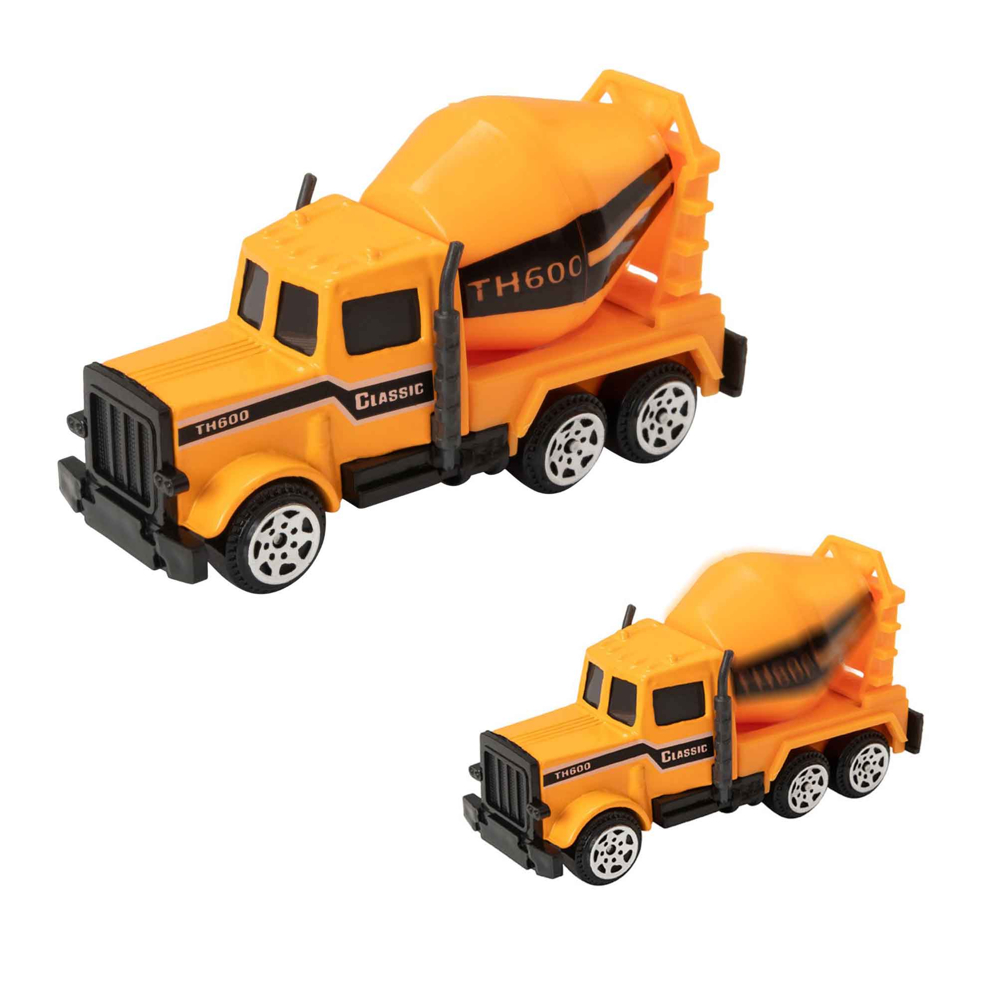 Teamsterz Construction Transporter Vehicle Playset | Construction Car, Lorry And Construction Truck Toys | Indoor And Outdoor Sandpit Toys | Toy Car Launcher | Cars Storage And Ramp | Ages 3+