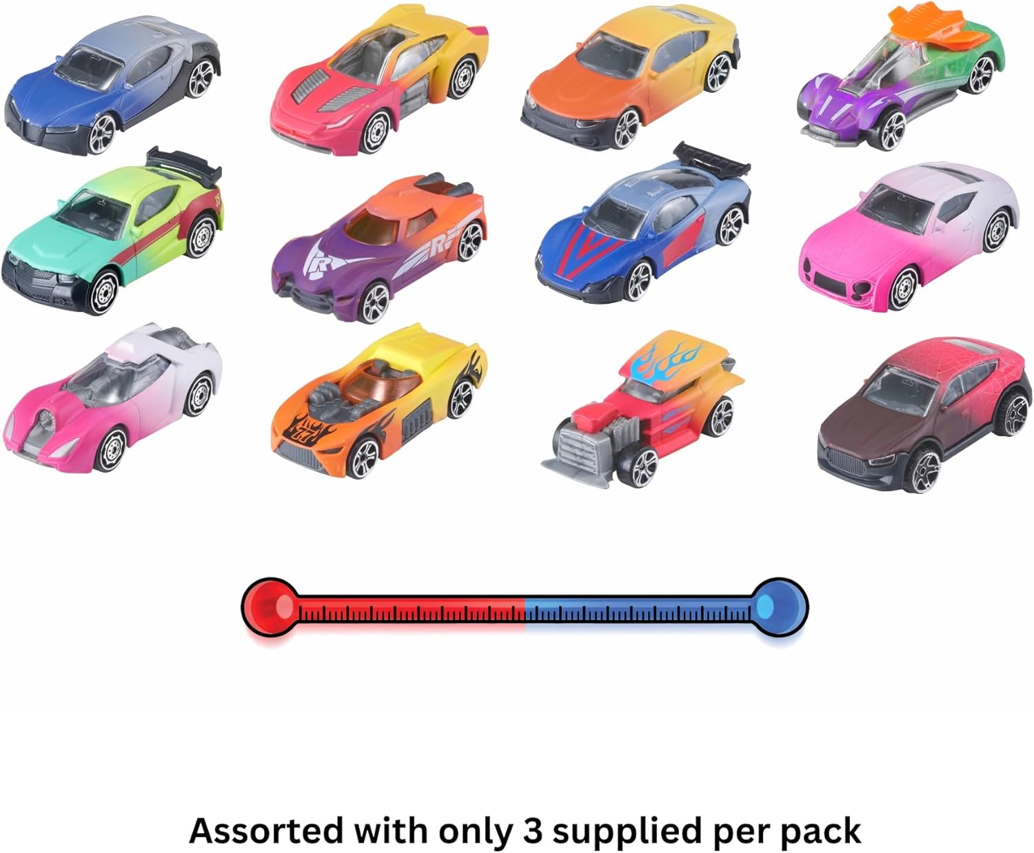 Teamsterz Street Machines Colour Change Die-Cast 3 Pack