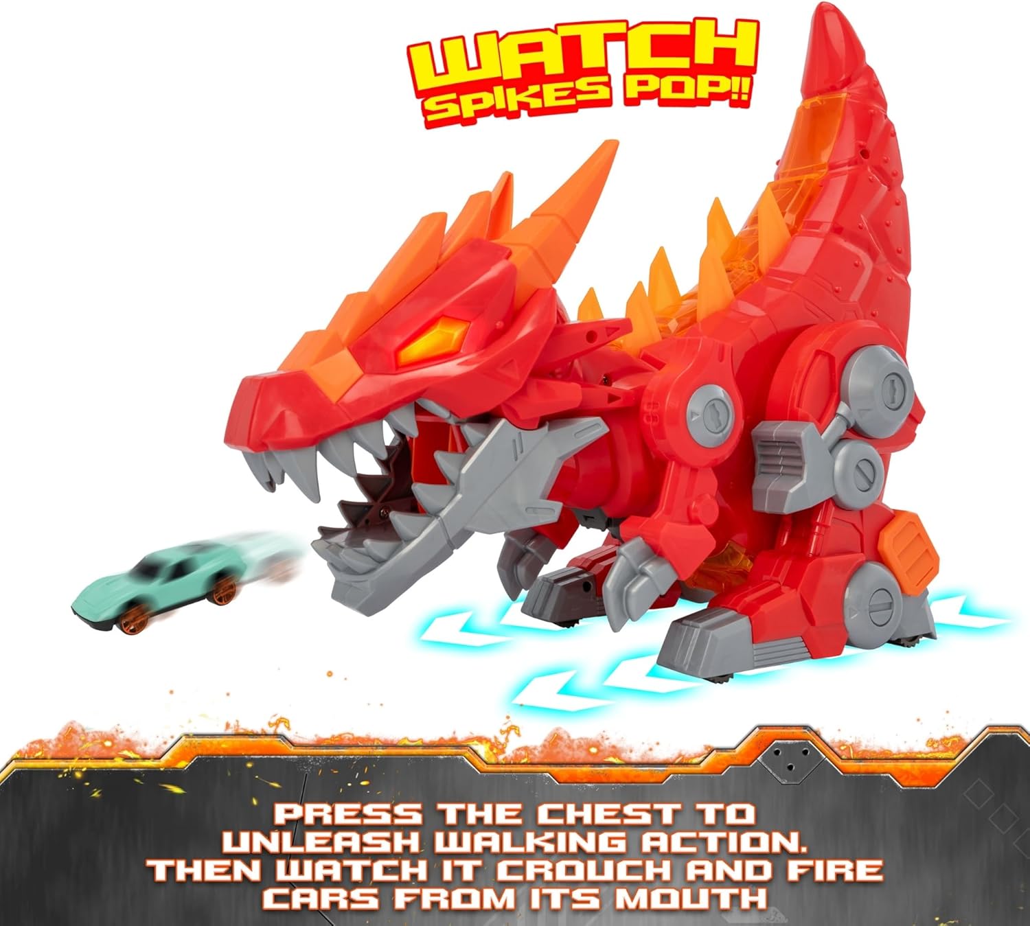Teamsterz Robo Wreckerz Mega Beast With 1x Teamsterz Die-Cast Car