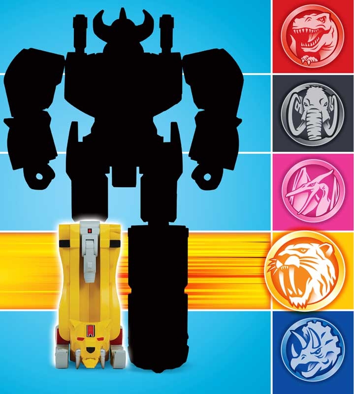 POWER RANGERS - SABERTOOTHED TIGER COMBINABLE DINOZORD