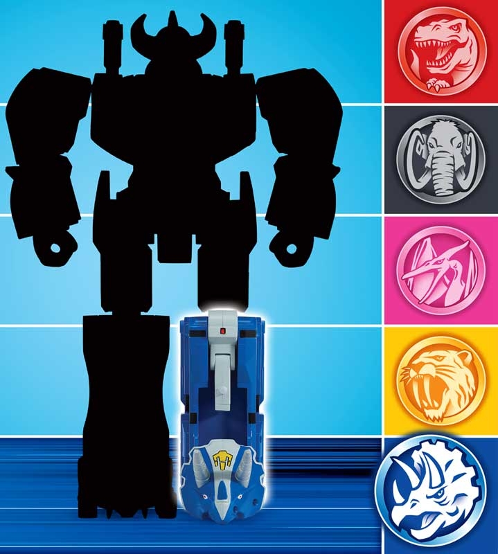 POWER RANGERS - TRICERATOPS COMBINABLE DINOZORD
