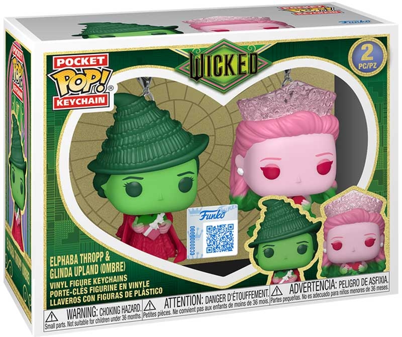 FUNKO POP KEYCHAIN: WKD 2PK - G&E (OMBRE)