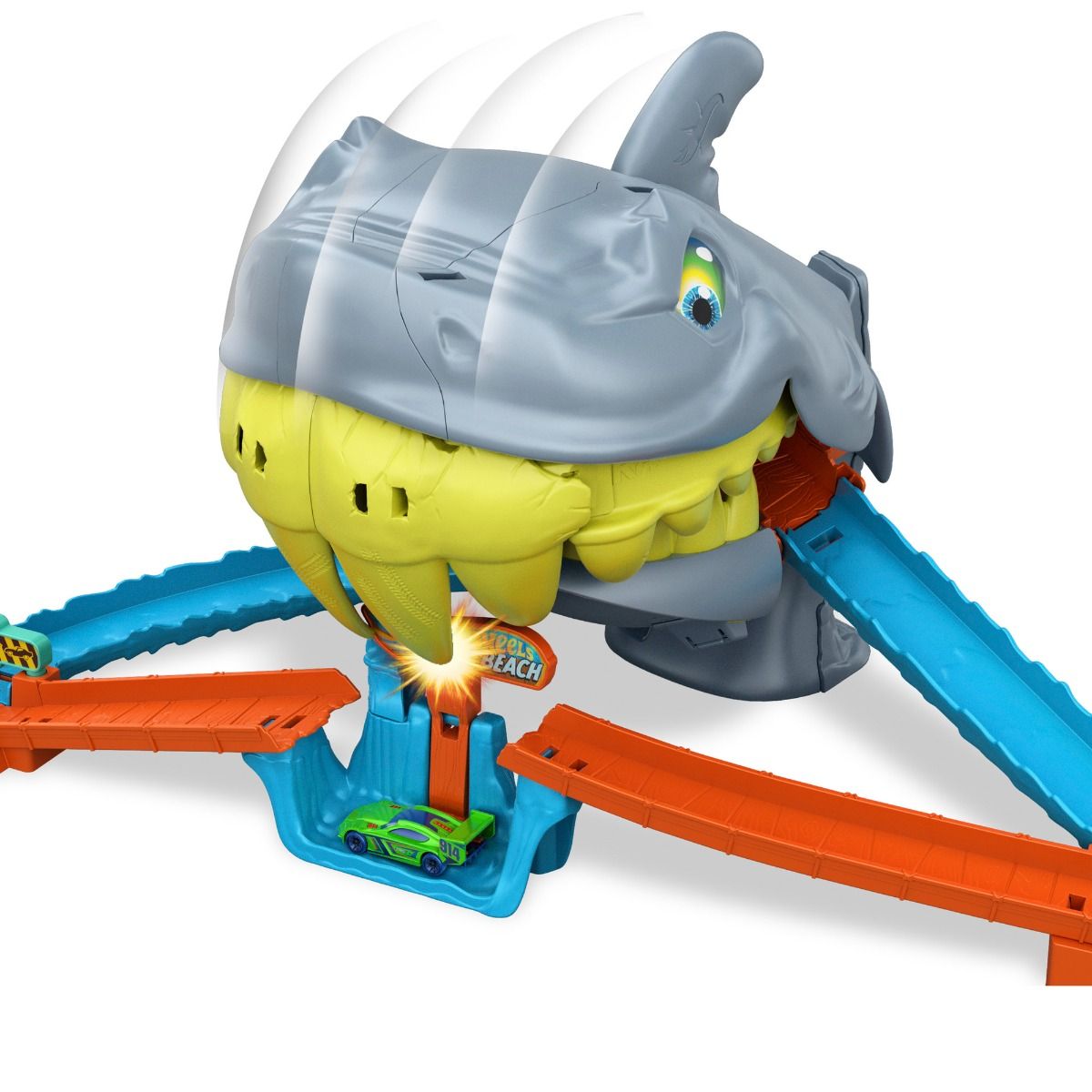 Hot Wheels City Shark Beach Playset