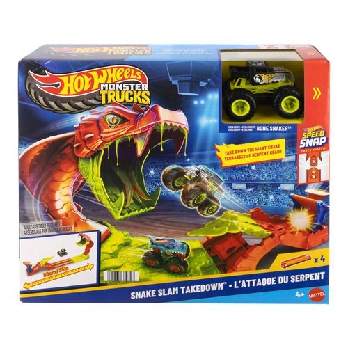 Hot Wheels Monster Trucks 1:64 Snake Slam Takedown