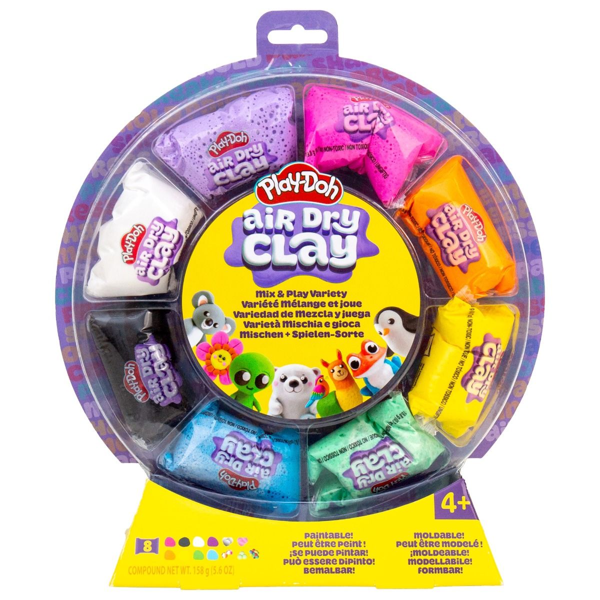 Play-Doh Air Dry Clay Texture Wheel 8pc