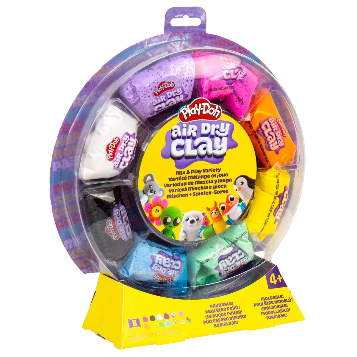 Play-Doh Air Dry Clay Texture Wheel 8pc