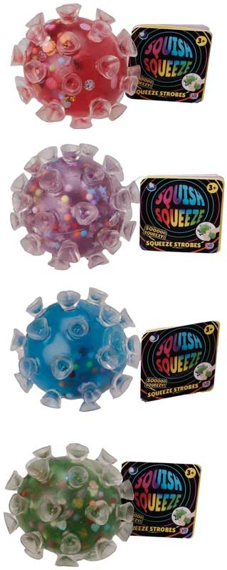 JOKES & GAGS - SQUEEZE STROBES ASSORTED