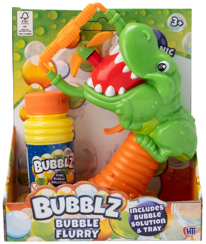 BUBBLZ DINOSAUR FLURRY ASSORTED