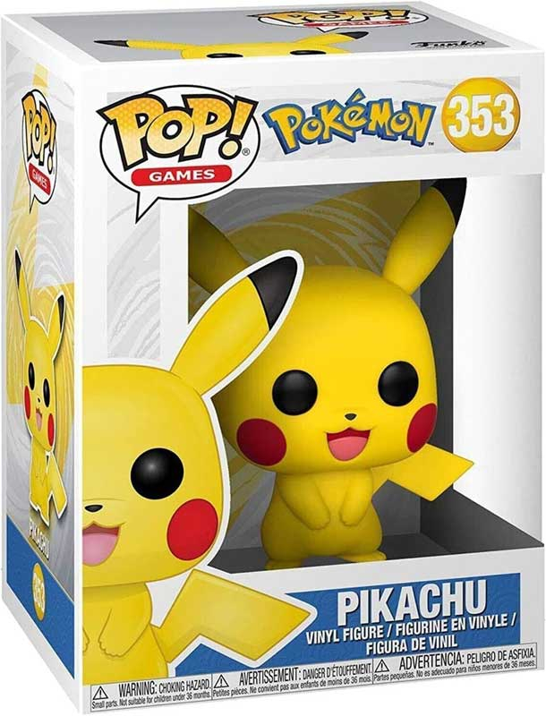 Funko POP Games: Pokemon S1 - Pikachu Vinyl Figure 15cm Tall in Window Box Packaging Collectible Figure