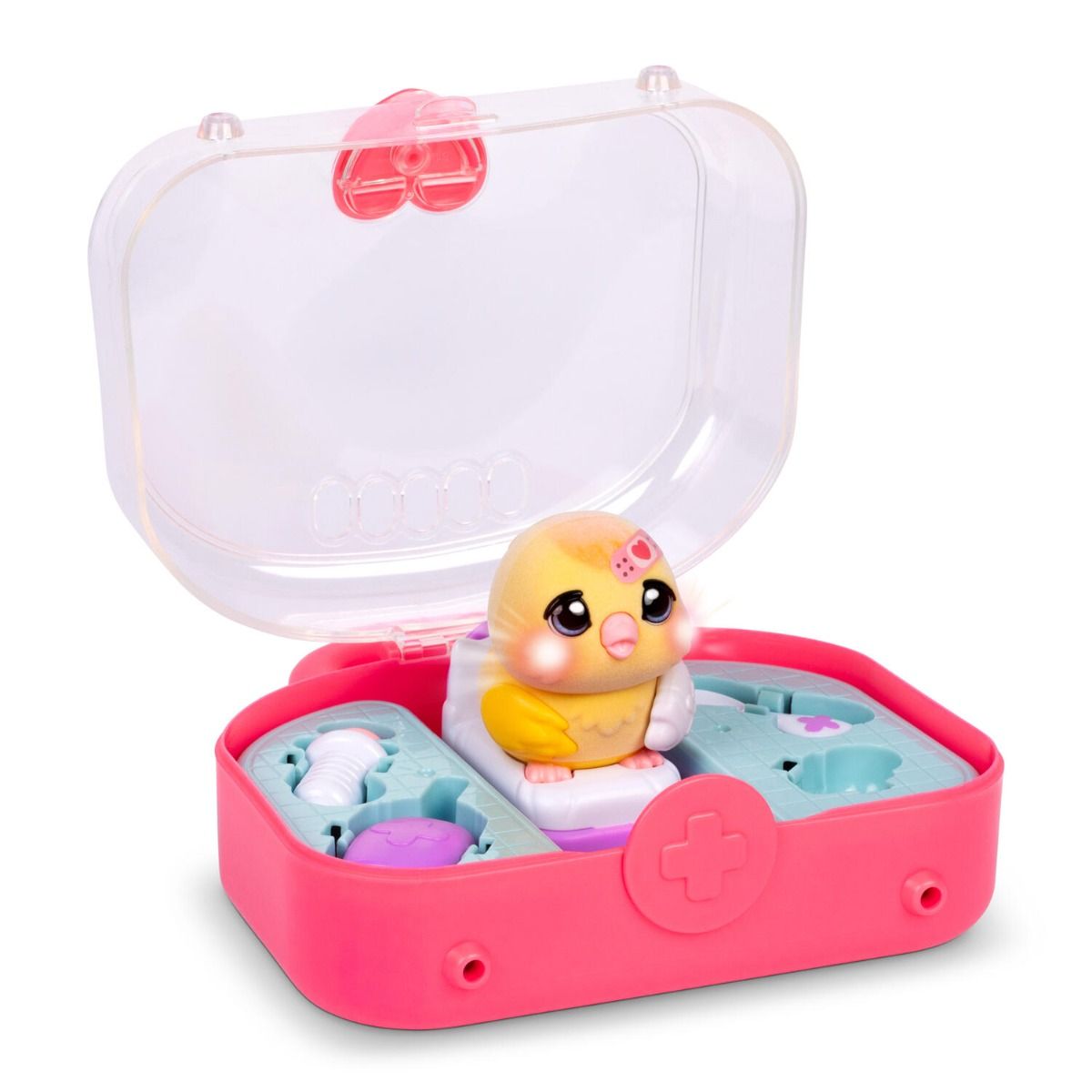 Little Live Pets Ouchies Vet Kit - Chirpy the Chick, Interactive Toy, Light Up Cheeks,16.7cm Vet Playset & Accessories, Diagnose & Heal Like a Real Vet, 20+ Sounds, Lights & Reactions, Repeat Play