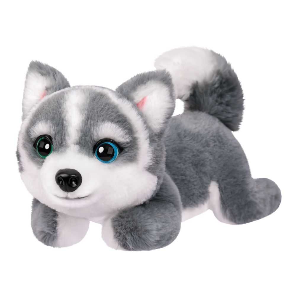Little Live Pets My Really Real Puppy Minis- Aurora the Husky| Interactive Puppy with 20+ Sounds & Reactions- Includes Basket for Display. Fun & Adorable Gift for Kids (11cm/4.3in tall)