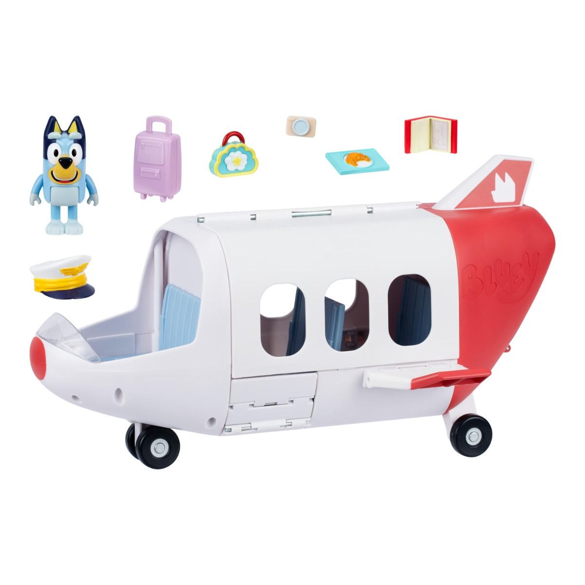Bluey's Jet - Bluey's Adventure Plane Toy Car for Collectors & Fans of the Bluey Series