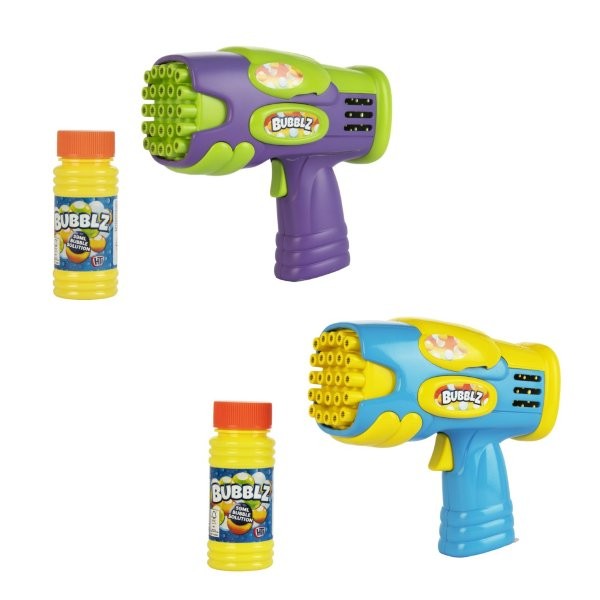Bubblz 32 Hole Bubble Blaster Toy - Lightweight & Easy to Hold for Outdoor Play, Birthday Parties & Summer Fun - Kids Gifts & Family Entertainment