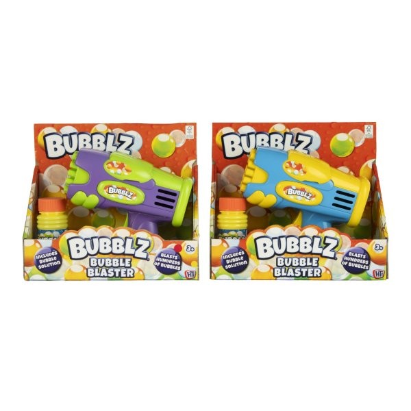 Bubblz 32 Hole Bubble Blaster Toy - Lightweight & Easy to Hold for Outdoor Play, Birthday Parties & Summer Fun - Kids Gifts & Family Entertainment