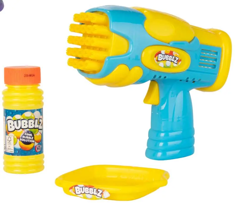 Bubblz 32 Hole Bubble Blaster Toy - Lightweight & Easy to Hold for Outdoor Play, Birthday Parties & Summer Fun - Kids Gifts & Family Entertainment