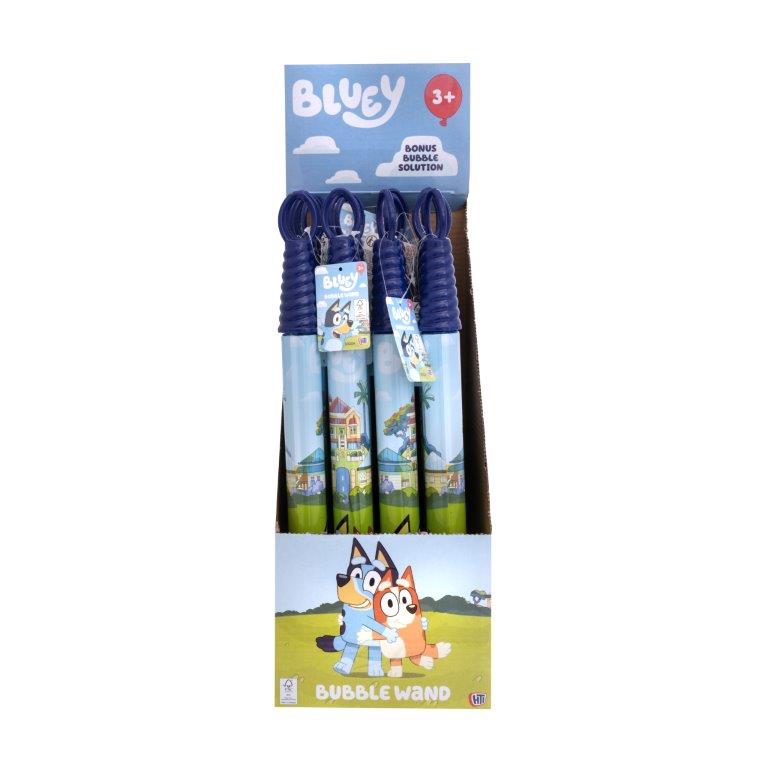 Bluey Bubble Wand - Magical Large Bubbles for Kids, Charming Bluey Character Design, 118ml Eco-Friendly Solution, Perfect for Party Bags & Outdoor Play, Ages 3+