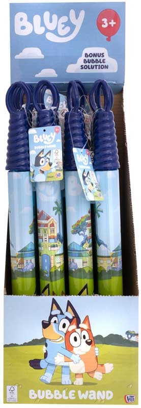 Bluey Bubble Wand - Magical Large Bubbles for Kids, Charming Bluey Character Design, 118ml Eco-Friendly Solution, Perfect for Party Bags & Outdoor Play, Ages 3+